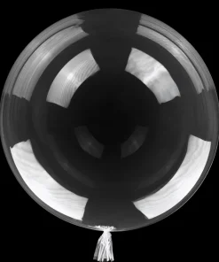 Bloonsy 24 Inch Clear Bobo Balloons (Pack of 10) - Extra-Wide Neck, Balloons For Balloon Stuffing Machine