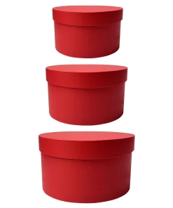 red round gift boxes