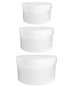 white round gift boxes